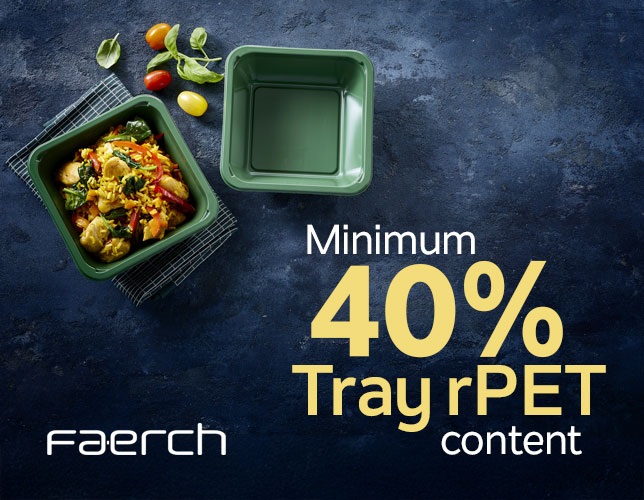 Faerch Launches Chilled Ready Meal Trays with Minimum 40% Tray rPET Content